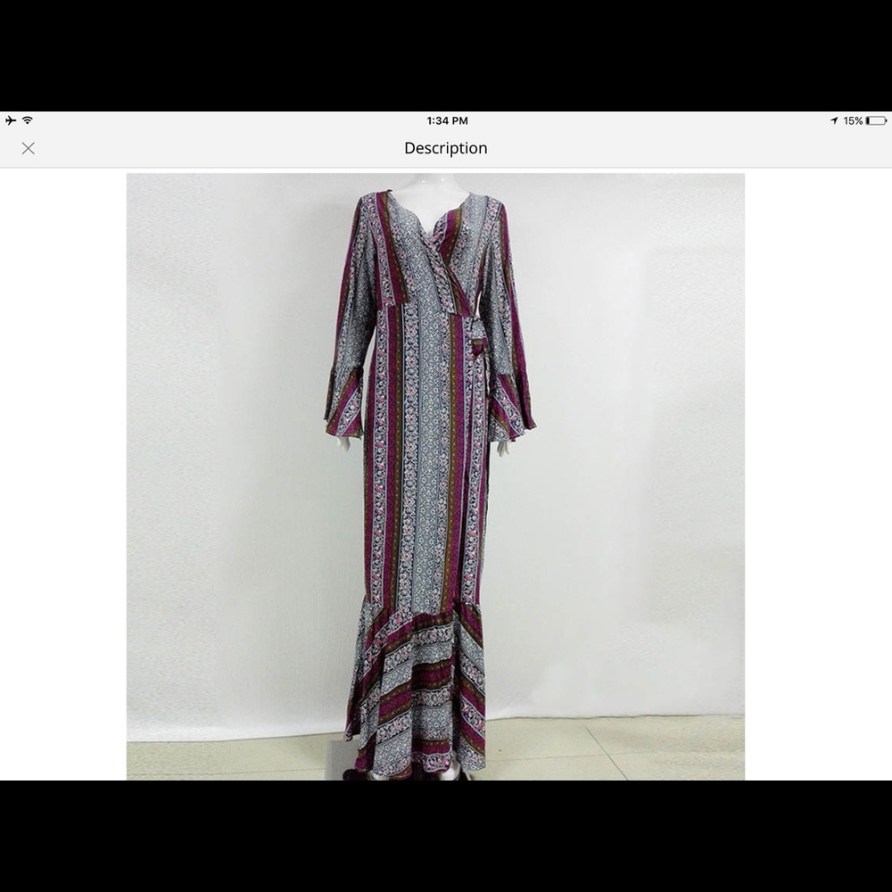 ❤️BACK IN STOCK💕Vintage Tibetan maxi style dress